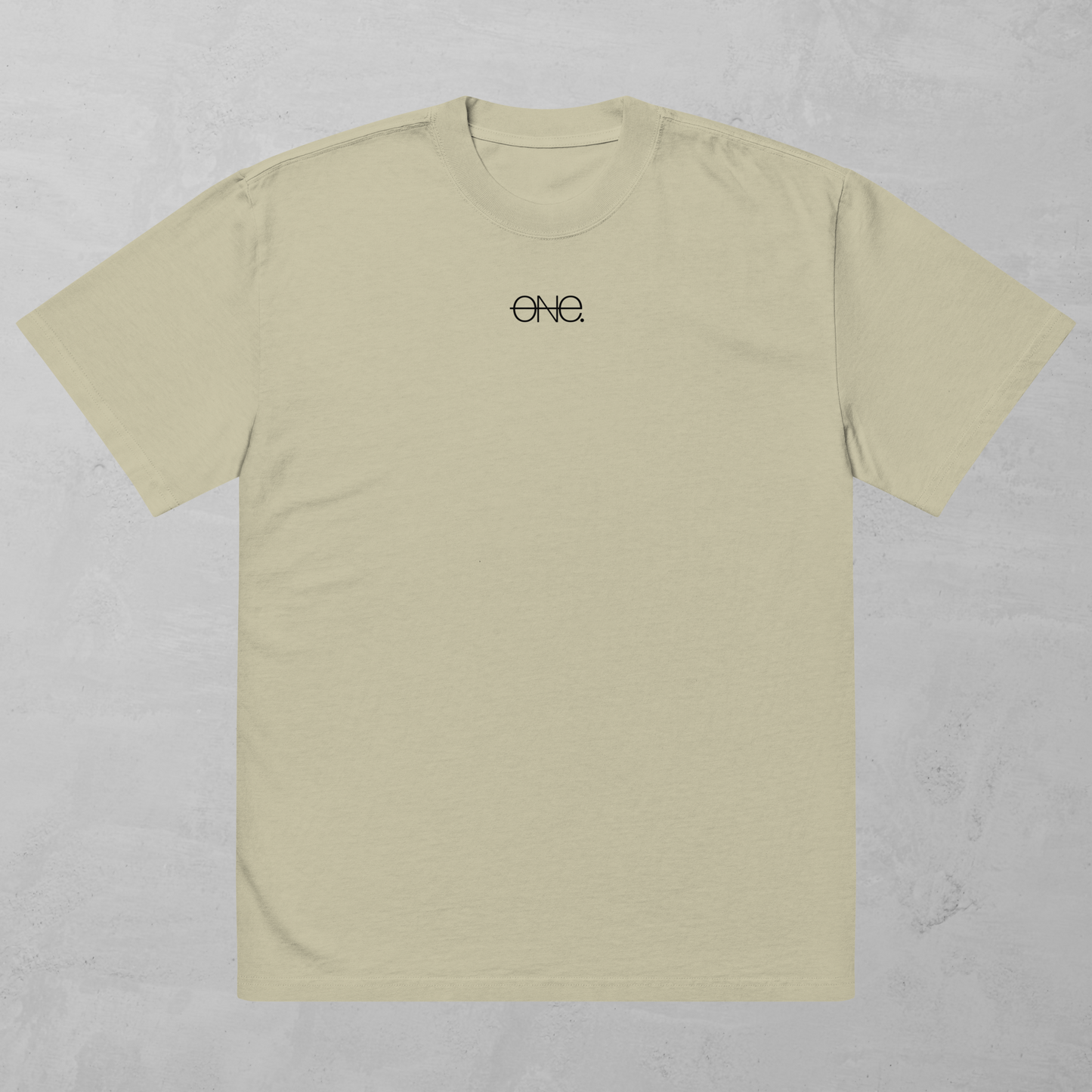 one. Basic Oversized Faded Tee